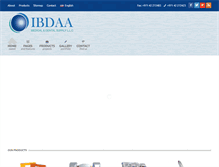 Tablet Screenshot of ibdaa-co.com